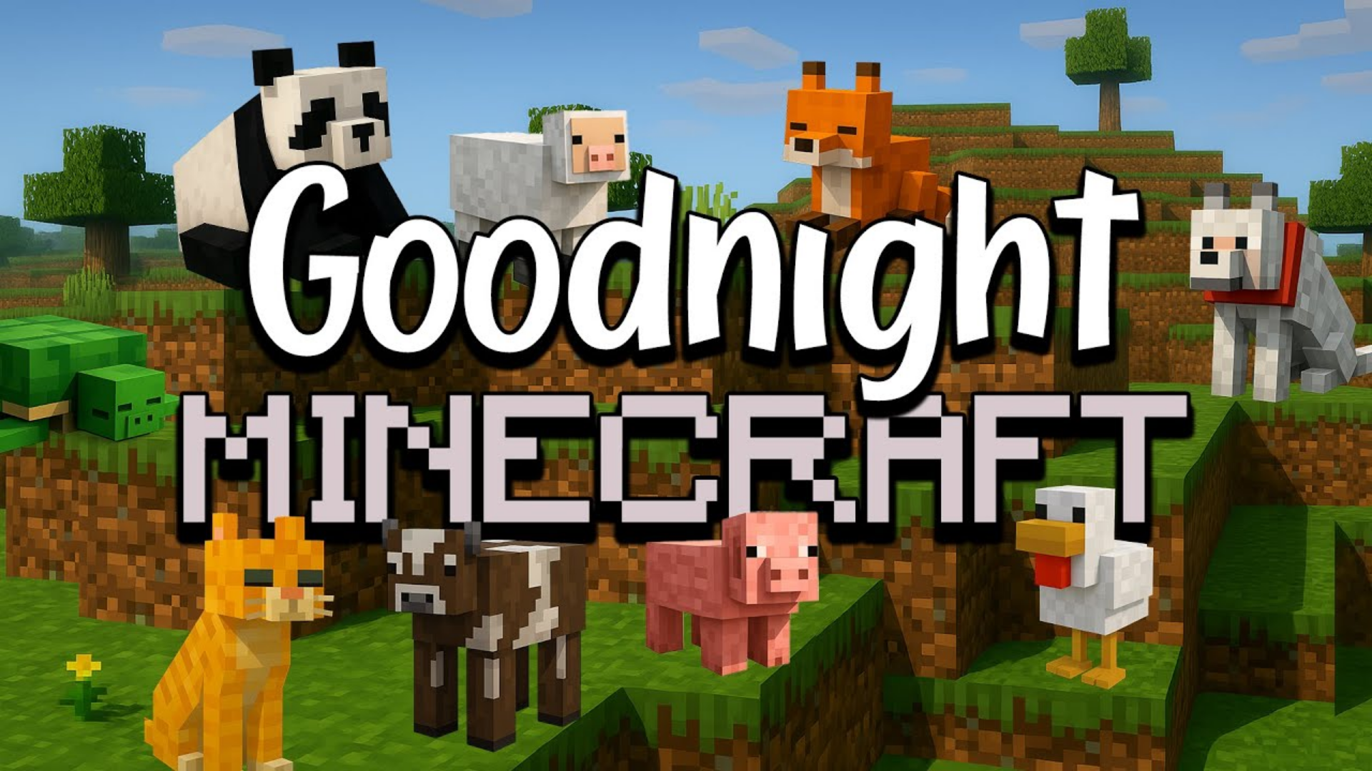 Minecraft Bedtime Story for Kids 🌙 Goodnight Minecraft with 2 Hours of Calm Sleep Music